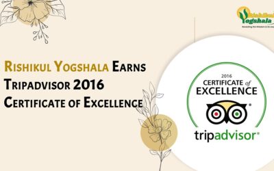 Rishikul Yogshala Earns Tripadvisor 2016 Certificate of Excellence