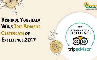 Rishikul Yogshala Wins Trip Advisor Certificate of Excellence 2017