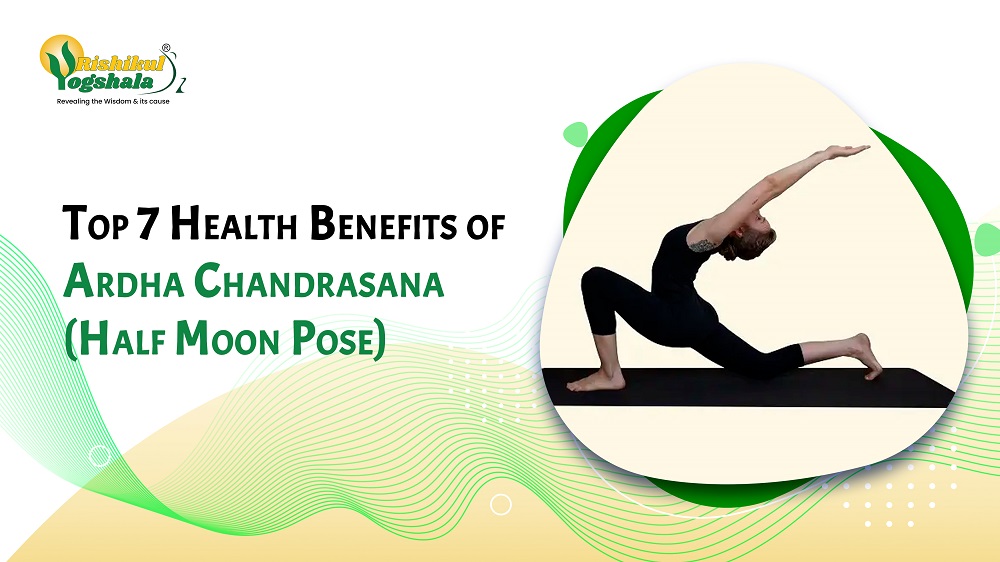Ardha chandrasana (half moon pose) and its twisted variation parivrtta ardha  chandrasana have a variety of associated benefits. Some of t... | Instagram