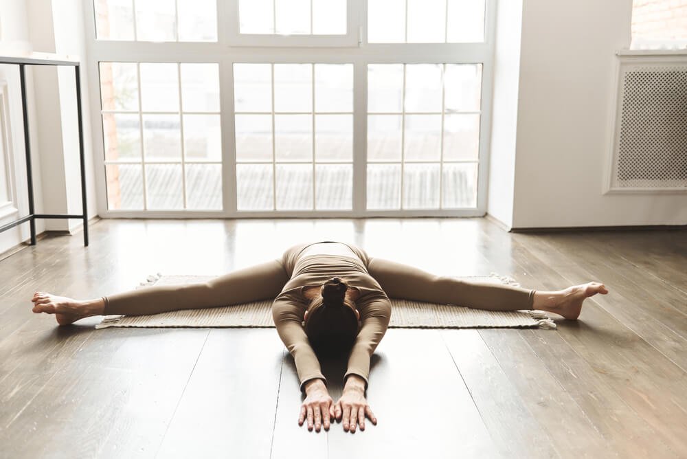 Upavistha Konasana – Wide-Legged Forward Bend Yoga Pose for Flexibility and Relaxation