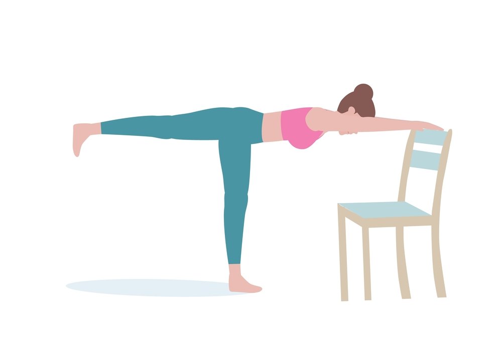 Chair Pose Yoga for Stiff Backs