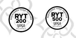 Yoga Alliance RYT 200 and RYT 500 Certified Yoga Teacher Badges