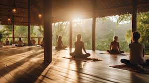 Favorable Location for Yoga Practice with Sun-Kissed Serenity