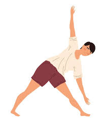  Person demonstrating Equestrian Pose (Ashwa Sanchalanasana)