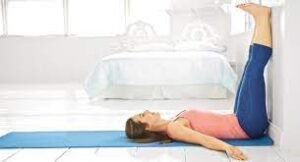 Legs Up the Wall Pose (Viparita Karani Asana) – Restorative Yoga for Relaxation, Stress Relief, and Improved Circulation