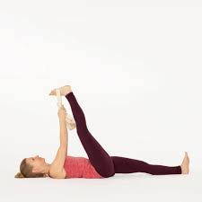 Reclining Hand-to-Big-Toe Pose : Enhances Flexibility, Stretches Legs