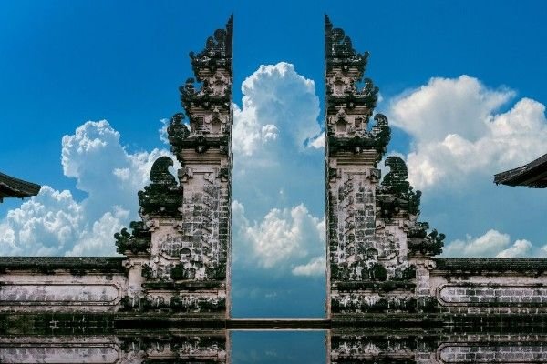 Iconic Gates of Heaven at Lempuyang Temple in Bali